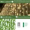 12 Pack Artificial Ivy Leaf Plants with 240 LED Curtain String Lights,Hanging Garland
